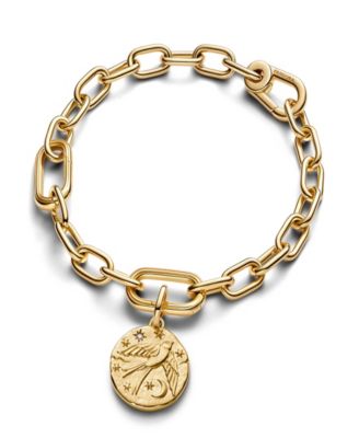 Gold Plated Swallow Medallion Charms