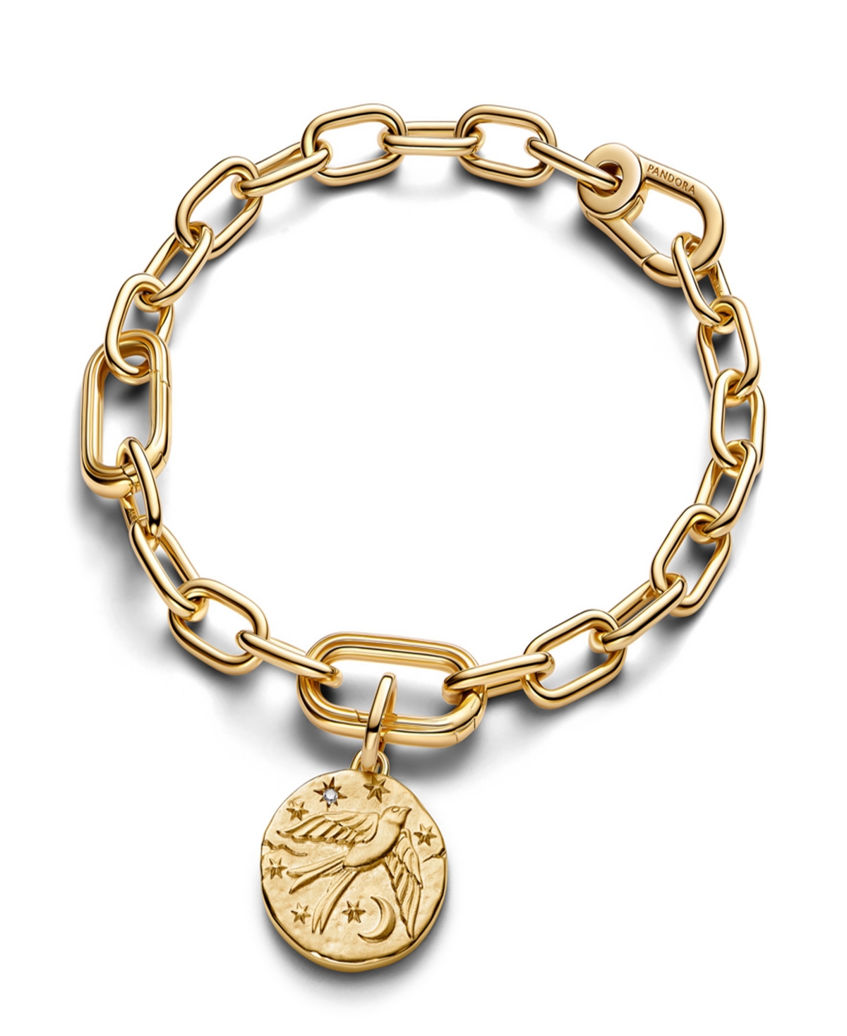 Pandora Gold Plated Swallow Medallion Charms
