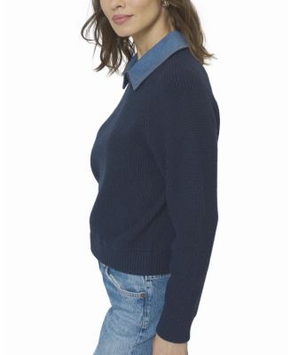 Women's Dash Denim Collar Pullover