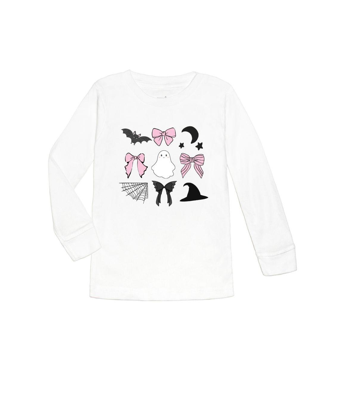 Sweet Wink Baby Girls Spooky Coquette Halloween Long Sleeve Shirt