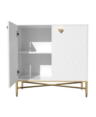 2 Door Locker Manufactured Wood/Metal Accent Cabinet