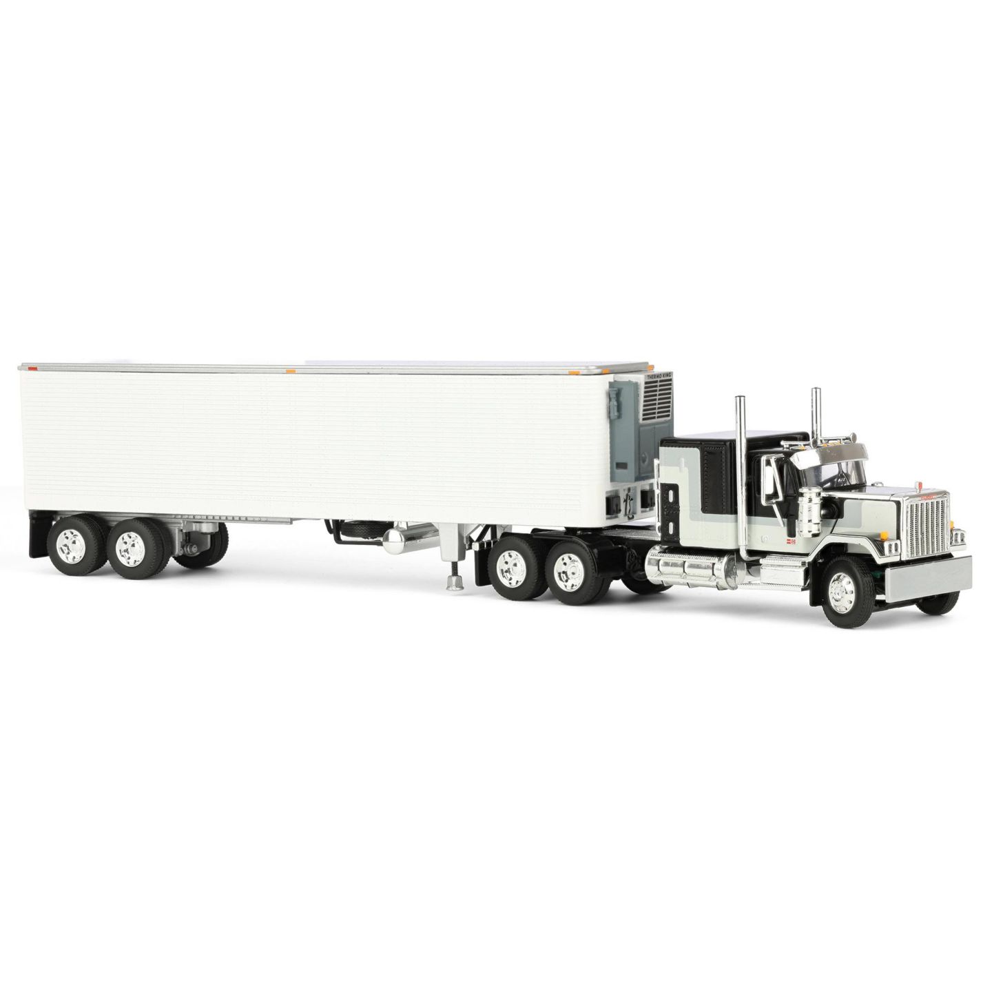 Детские игрушки First Gear 1/64 Scale Diecast GMC General Semi Truck and Trailer, 2-Piece Set — фото 2