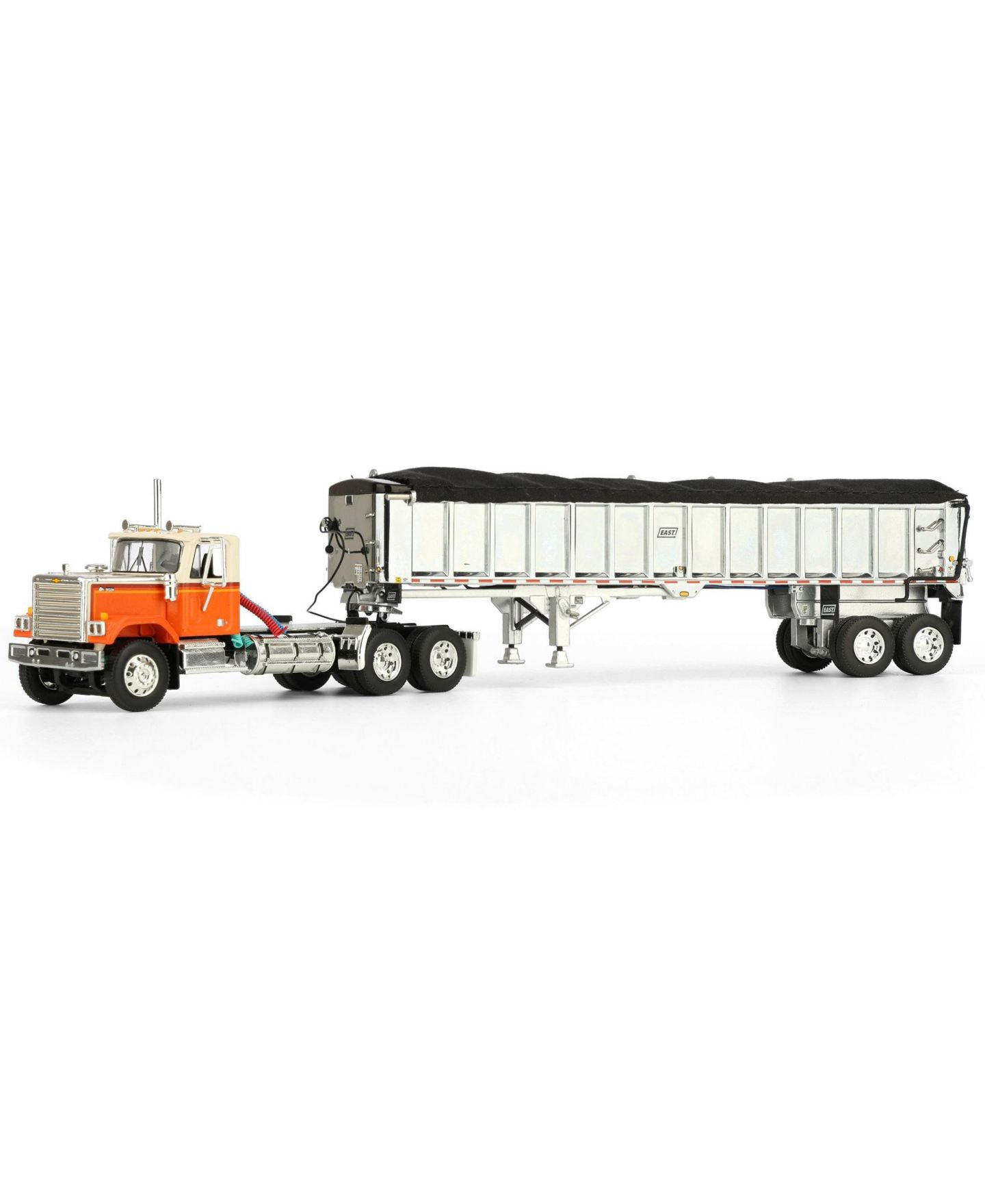 Детская игрушка First Gear 1/64 Scale Chevrolet Bison Opening Hood Die-Cast Toy Truck with Dump Trailer — фото 1