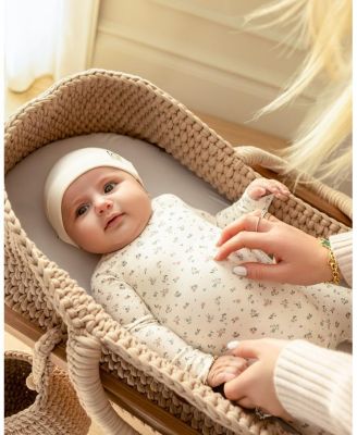 Baby Girls "Fairy Flowers" Silky-Soft Allover Floral Printed Footie