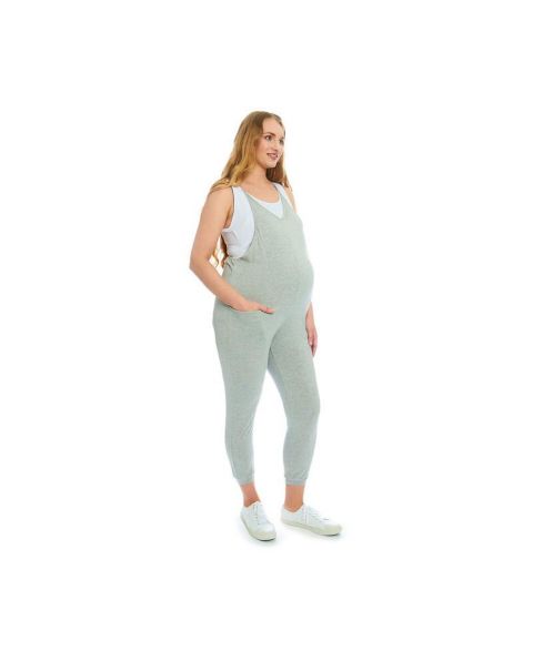 Женский комбинезон Everly Grey Maternity Brandi Maternity/Nursing Romper, цвет: Меланжевый серый