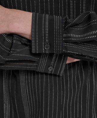 Women's Embellished Collared Shirt