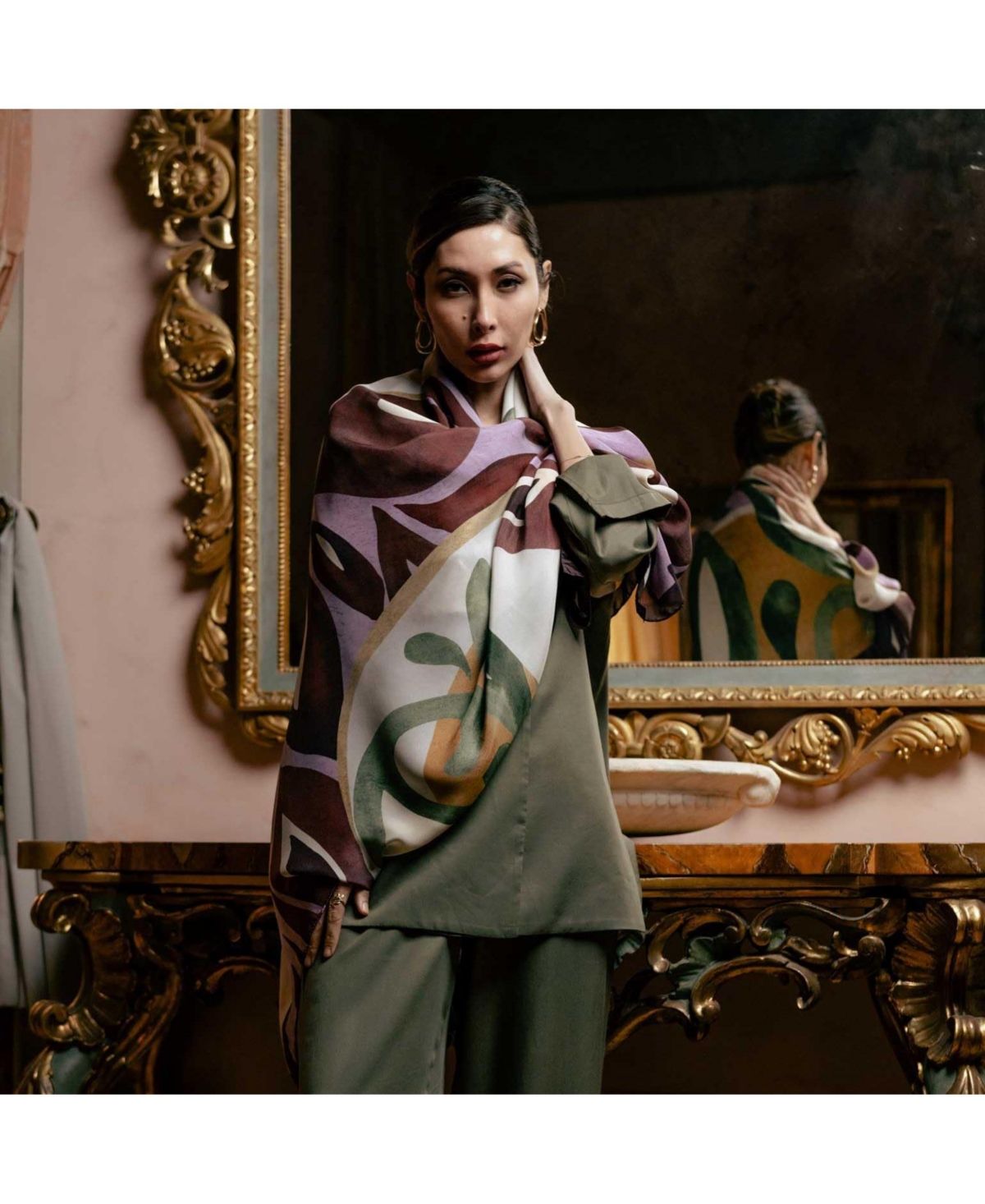 Elizabetta Livia - Silk Scarf Shawl for Women