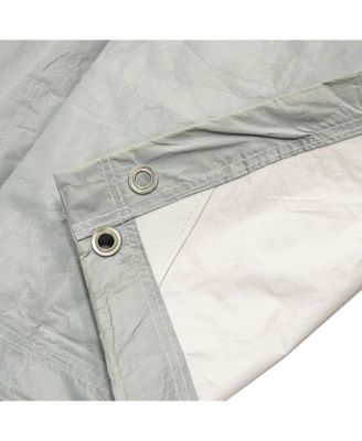 True Shelter 15.5 x 20 Ft. 7 mil White Standard Waterproof Camping, Boat, Pool, RV, Tear Proof Polyethylene Tarp