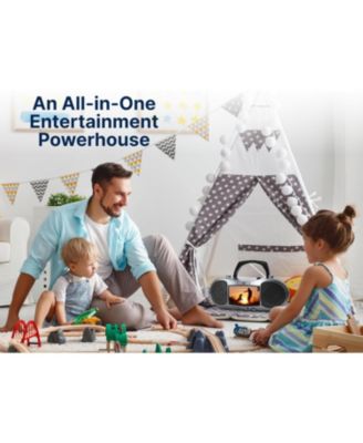 EDL-2560H Bluetooth Boombox DVD Player with 7'' LCD Screen and Radio