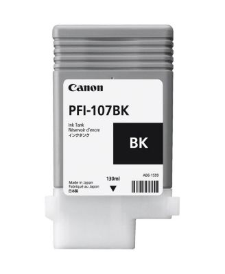 4x PFI-107 130ml Ink Tank for Canon iPF680/685/780/785, Black