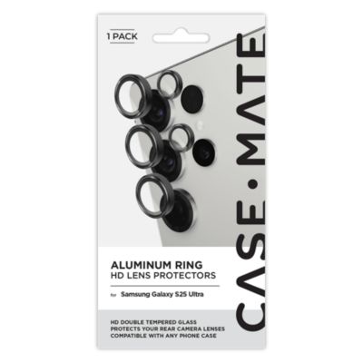 Aluminum Ring Camera Lens Glass Protector for Samsung Galaxy S25 Ultra