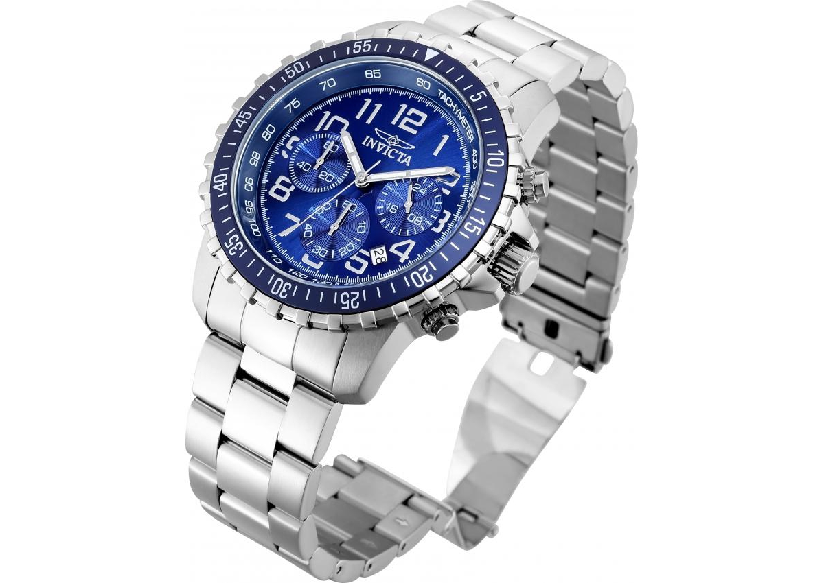 Invicta Men's 6621 Specialty Quartz Chronograph Blue Dial Watch