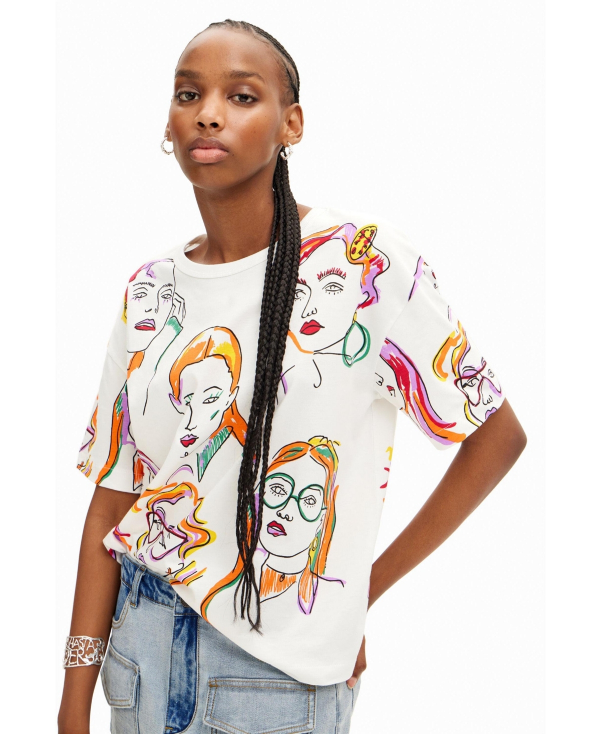 Desigual Women's Love basic T-shirt