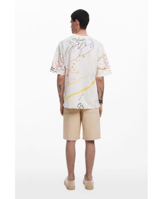 Men's Short-sleeve T-shirt with drawings
