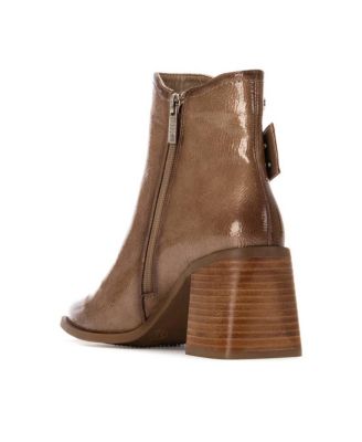 Women's Heeled Patent Leather Chelsea Booties  By XTI