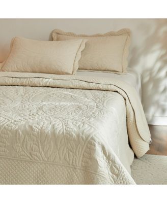 100% Cotton Oversized Bedspread Quilt Set - King