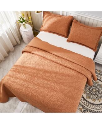 100% Cotton Oversized Bedspread Quilt Set - King