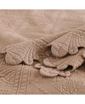 100% Cotton Oversized Bedspread Quilt Set TK - Queen