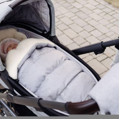 Baby Coverbaby Arctic Organic Wool Adjustable Footmuff
