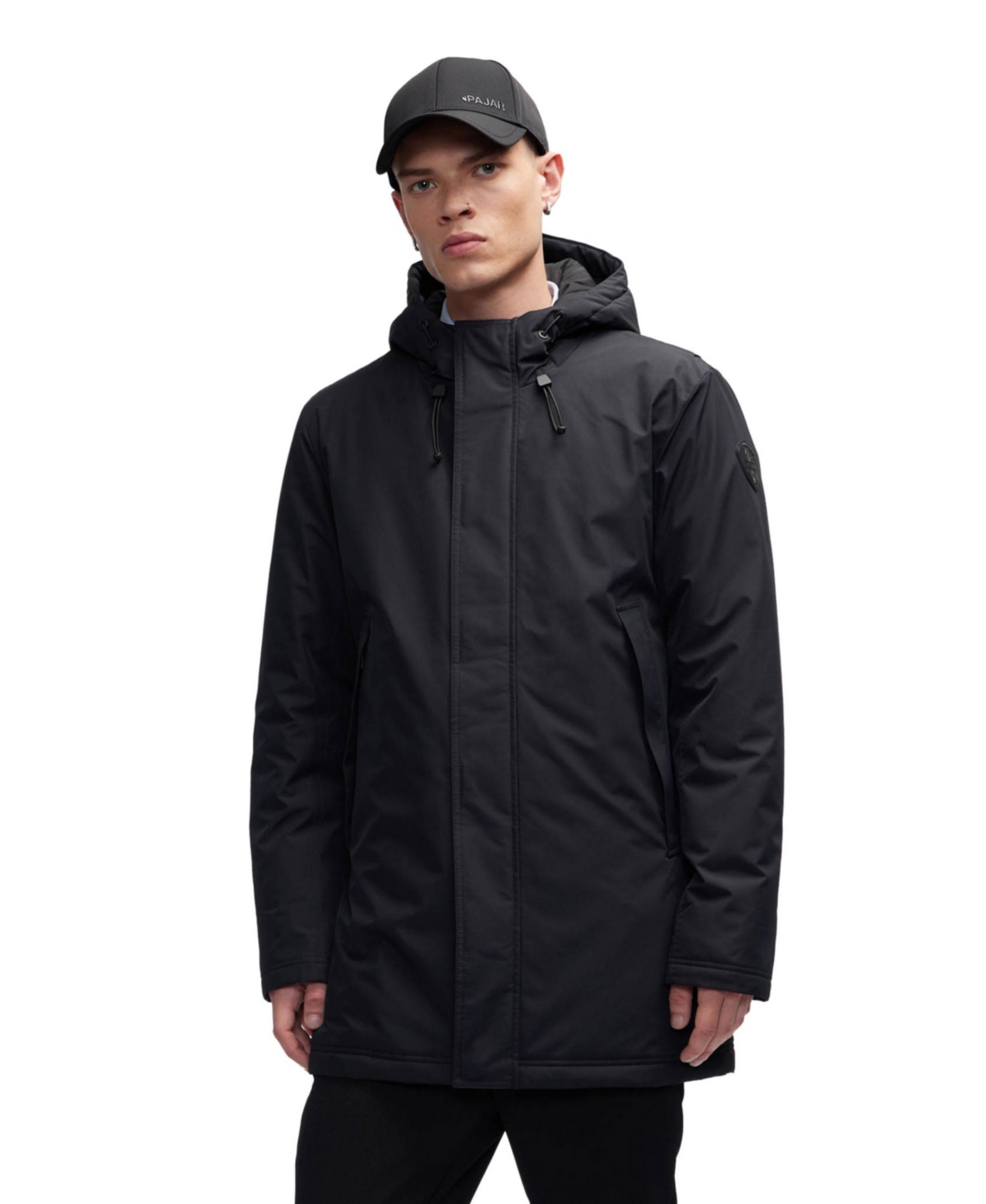 Pajar Cam Lightweight Walking Coat In Black