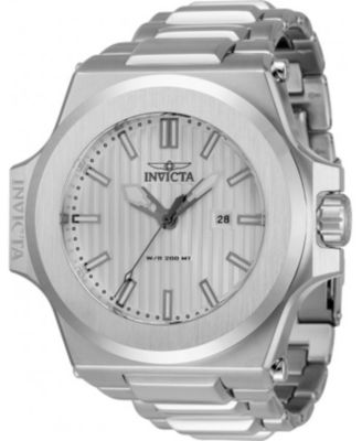 Men's 34729 Akula Quartz 3 Hand Silver Dial Watch