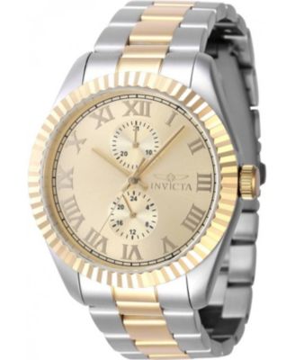 Men's 47428 Specialty Quartz Multifunction Gold Dial Watch