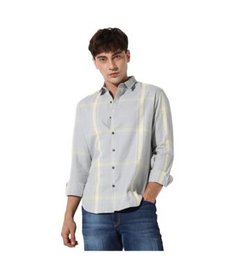 Men's Plaid Button Up Shirt