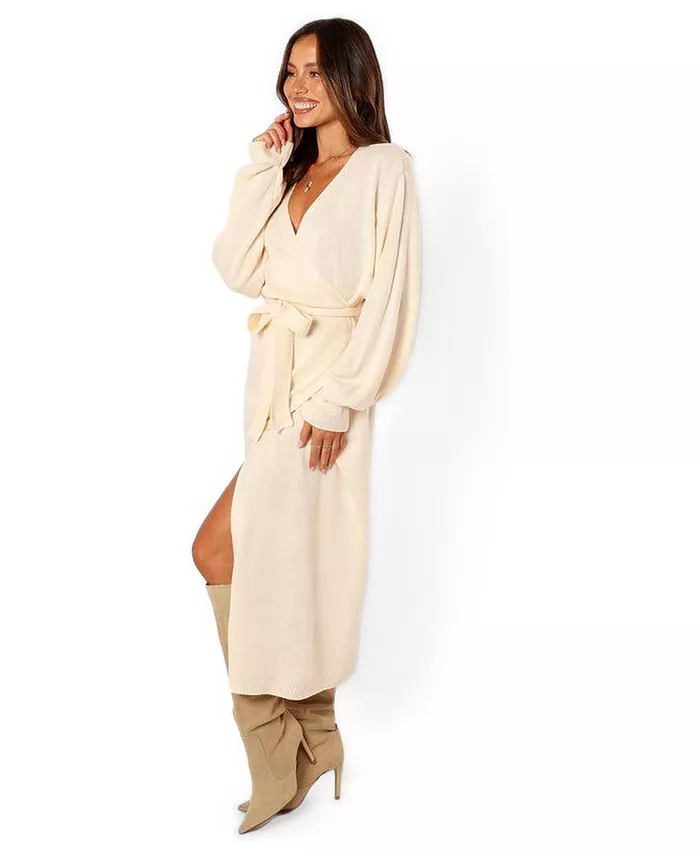 Women's Nova Wrap Knit Midi Dress - thumbnail 5