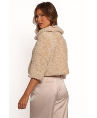 Women's Lucie Faux Fur Crop Jacket