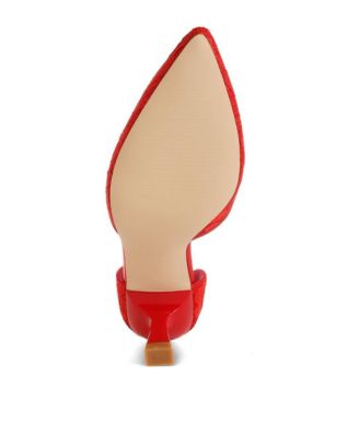 Womens Laika Lace Kitten Heel Sandals