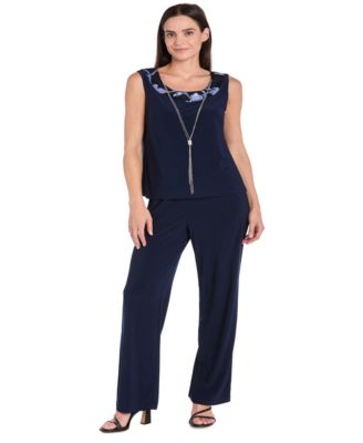 Petite Jacket, Top and Pants 3-Piece Set