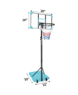 AOKUNG Adjustable Portable Basketball Hoop