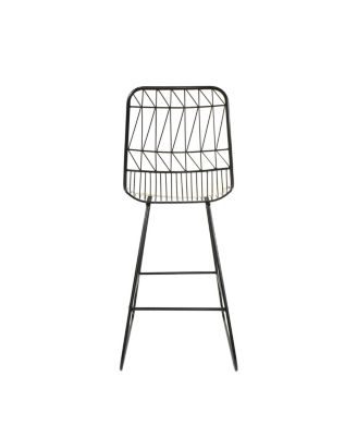 Streamdale Niez Outdoor Wire Counter Stools with Cushions (Set of 2)