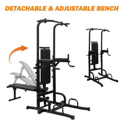 Streamdale Multifunctional Power Tower with Bench for Total Body Workout