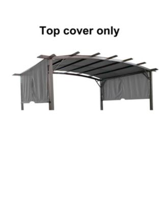 Universal Curved Pergola Canopy Cover (Grey)