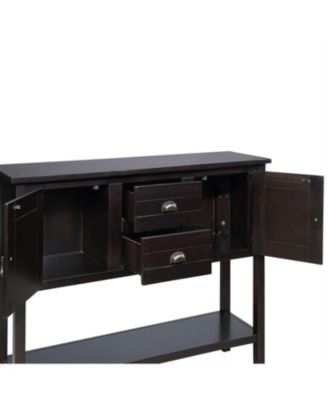Streamdale 48" Wood Sideboard Console Table - Espresso