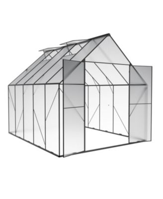6x12 Walk-in Greenhouse with Adjustable Vent & Lockable Door