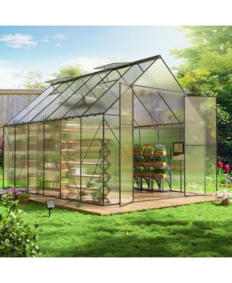 6x12 Walk-in Greenhouse with Adjustable Vent & Lockable Door
