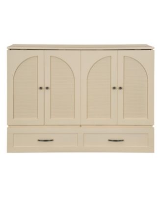 Full Size Murphy Bed with Large Drawers