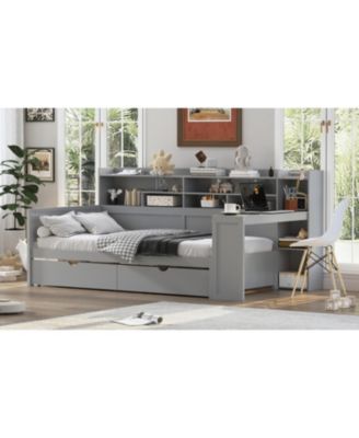 Twin Daybed with Storage & Desk