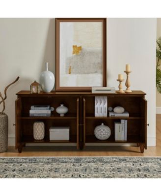 Mid Century Modern Sideboard Buffet Cabinet - Walnut