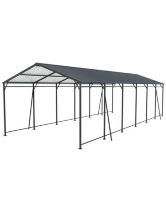 Streamdale 12x32 FT Heavy Duty Galvanized Steel Carport Garage