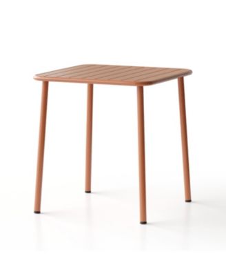 Sera Red Square Outdoor Table