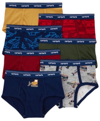 Toddler Boys' 7- Pack Construction-Themed Briefs
