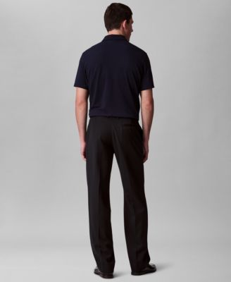 Men’s Short Sleeve Stretch Jacquard Polo Shirt