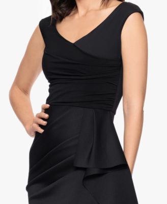 Petite Sleeveless Ruffle Detail Dress