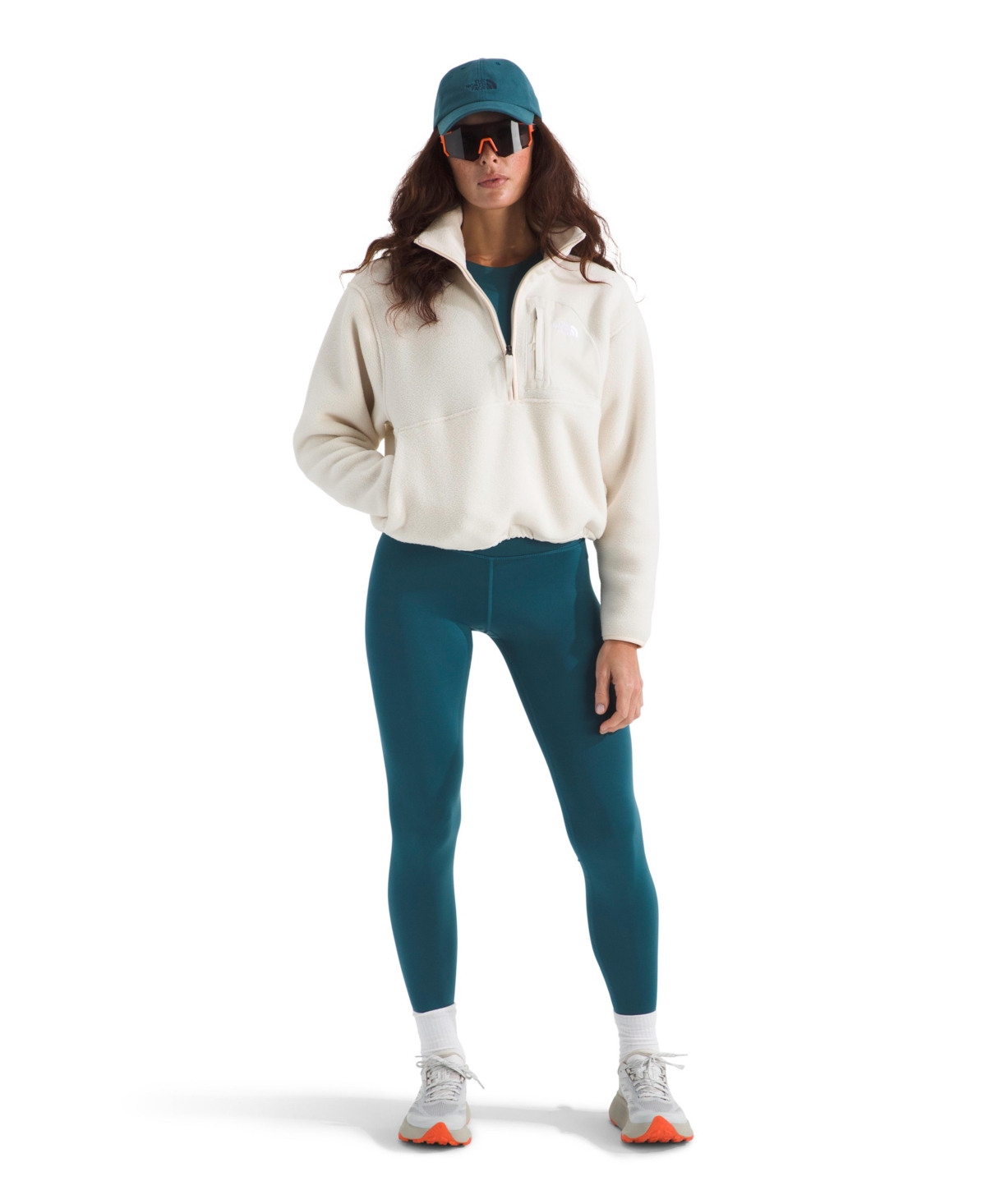 The North Face Women's Yumiori Off-peak Half-zip Jacket In White