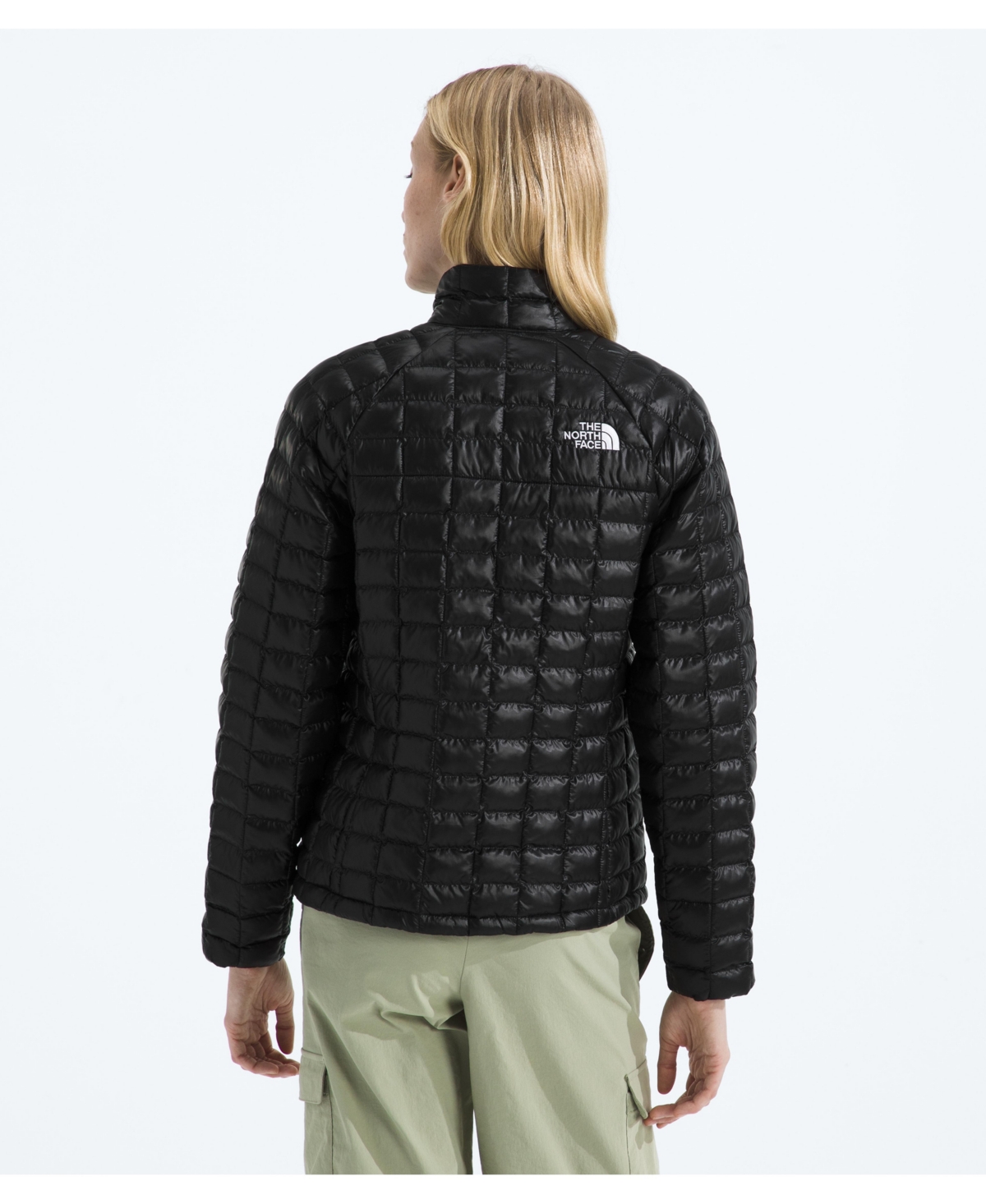 The North Face Women's Thermoball Zip-front Jacket In Black
