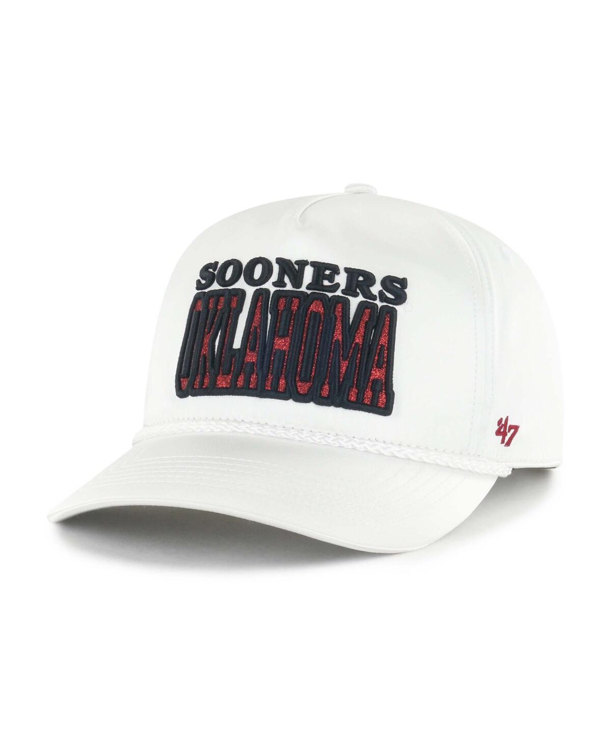 47 Brand Women's White Oklahoma Sooners Outspoken Hitch Adjustable Hat In White