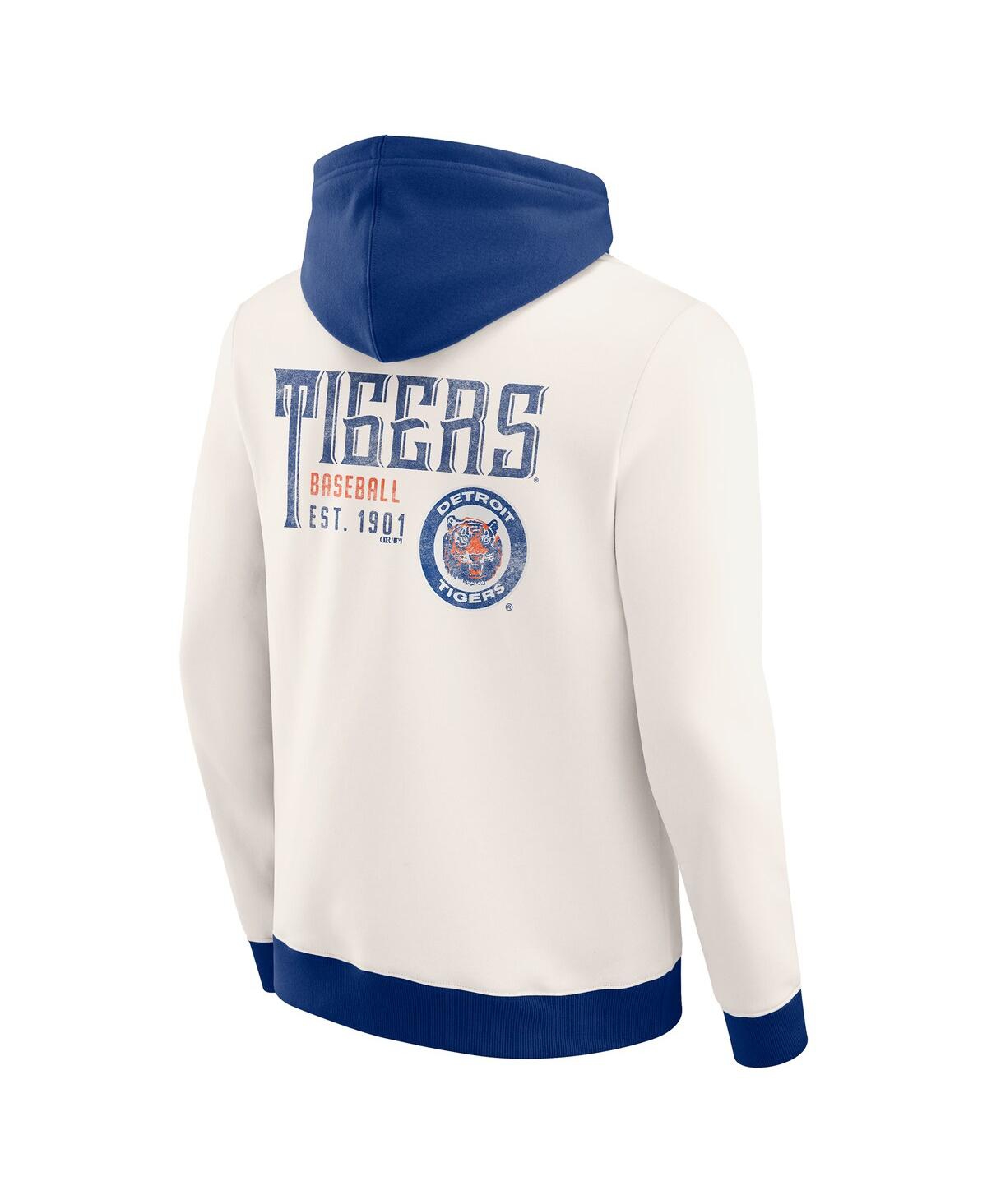 Fanatics Darius Rucker Collection By  Men's Cream Detroit Tigers Polar Fleece Full-zip Hoodie In White